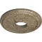 Ekena Millwork Tirana Medallion (Canopies up to 4 3/4"), 13 7/8"OD x 3 3/4"ID x 1 1/4"P, Gobi Desert Crackle CM13TIGDC - alternate 3